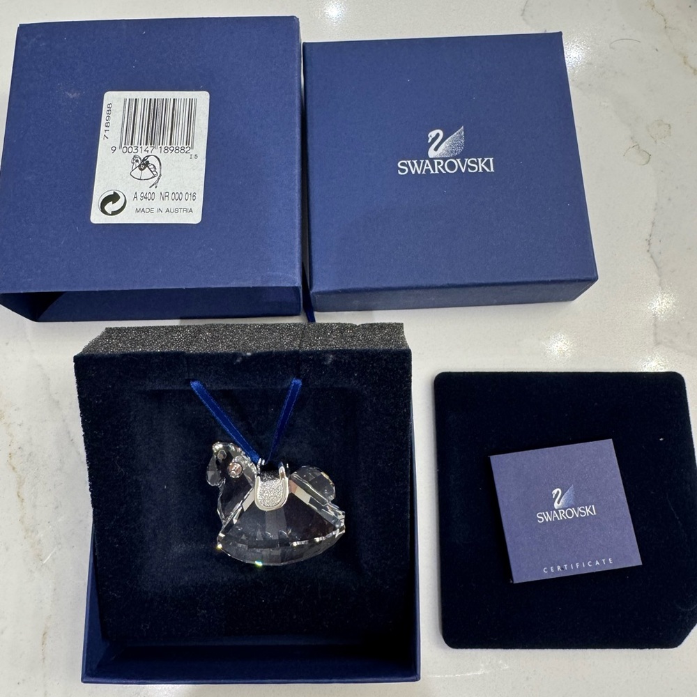 SWAROVSKI CHRISTMAS CLASSIC ROCKING HORSE – RHODIUM